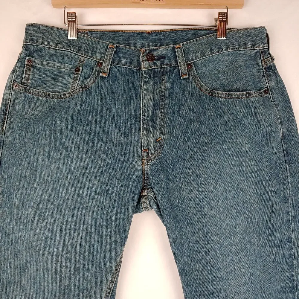 Levis 559‎ Jeans Mens 34x32 (Actual 36x30) Blue Relaxed Straight Mid Rise Denim